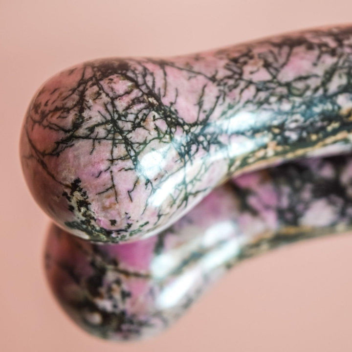 Hera Rhodonite Wand - Wands of Lust Co