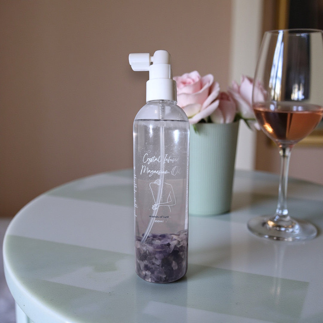 Magnesium oil ~ Crystal infused 💎 - Wands of Lust Co