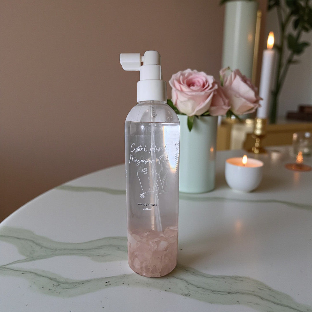 Magnesium oil ~ Crystal infused 💎 - Wands of Lust Co
