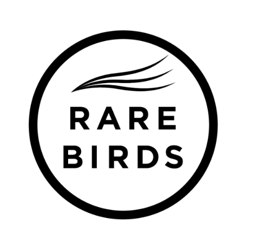 Logo of 'Rare Birds' with a circular design on a green background Gaiae Homepage 