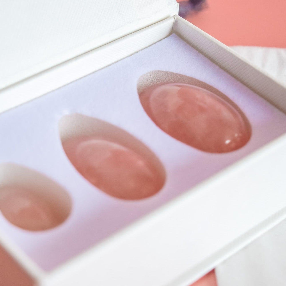 Rose Quartz Yoni Eggs - Wands of Lust Co