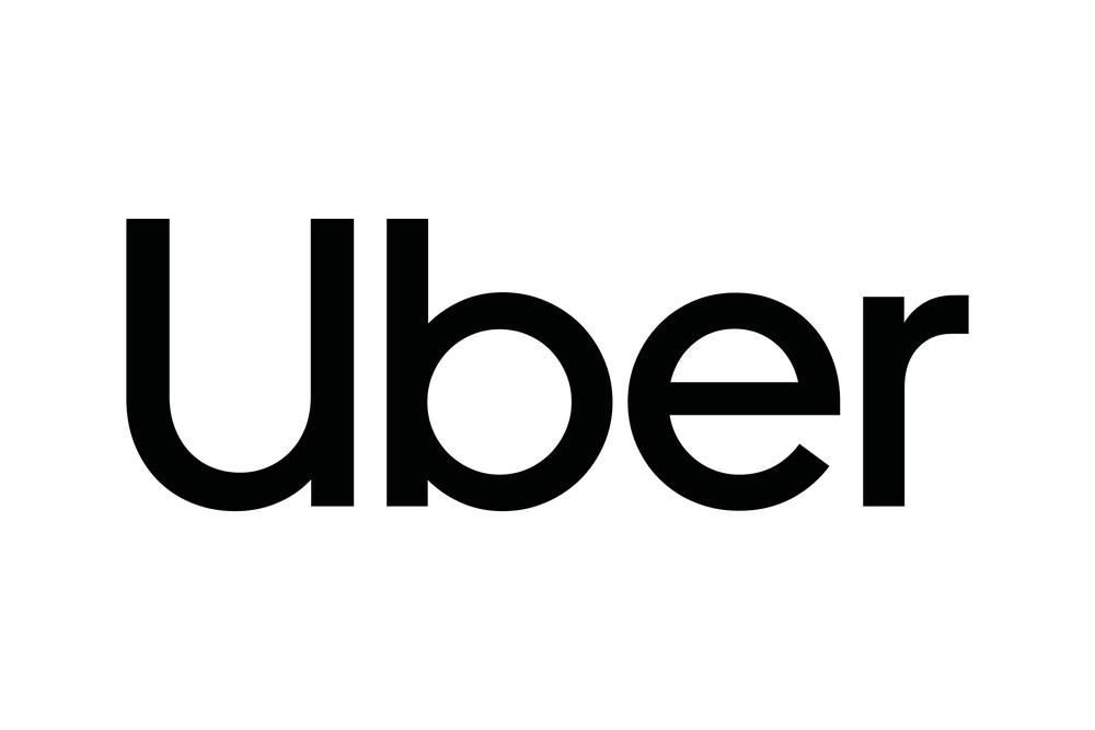 Uber logo in black on a green background Gaiae Homepage 