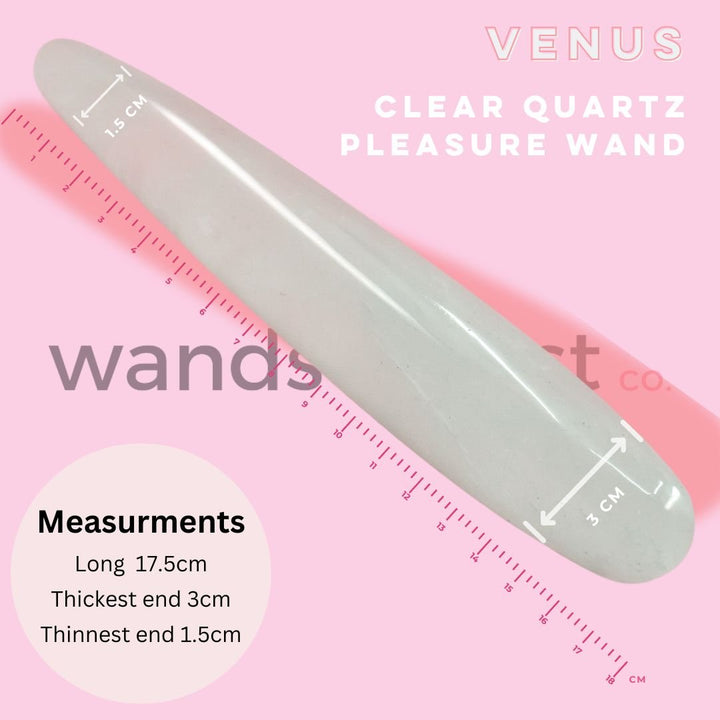 Venus Clear Quartz Wand - Wands of Lust Co