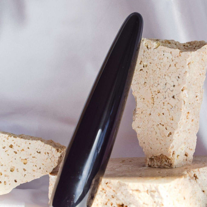 Zeus Jnr Black Obsidian Wand - Wands of Lust Co